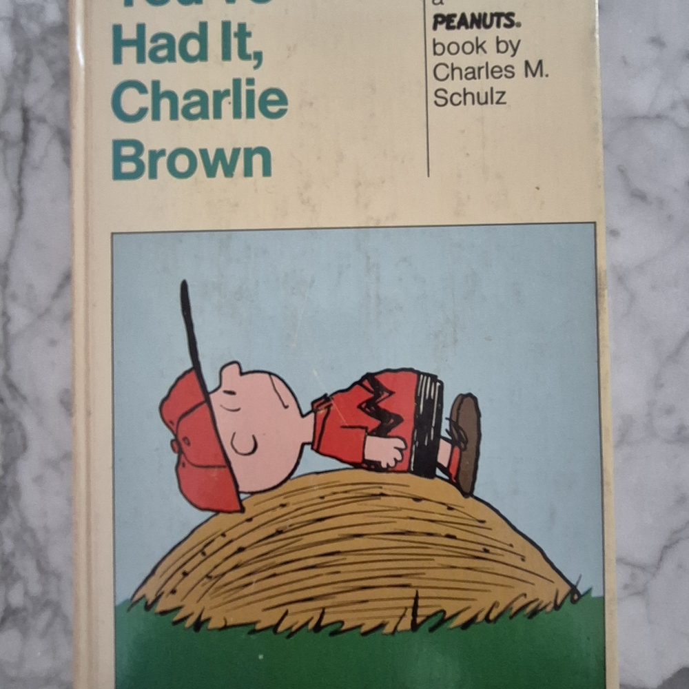 Vintage Charlie Brown 2 In 1 Book
